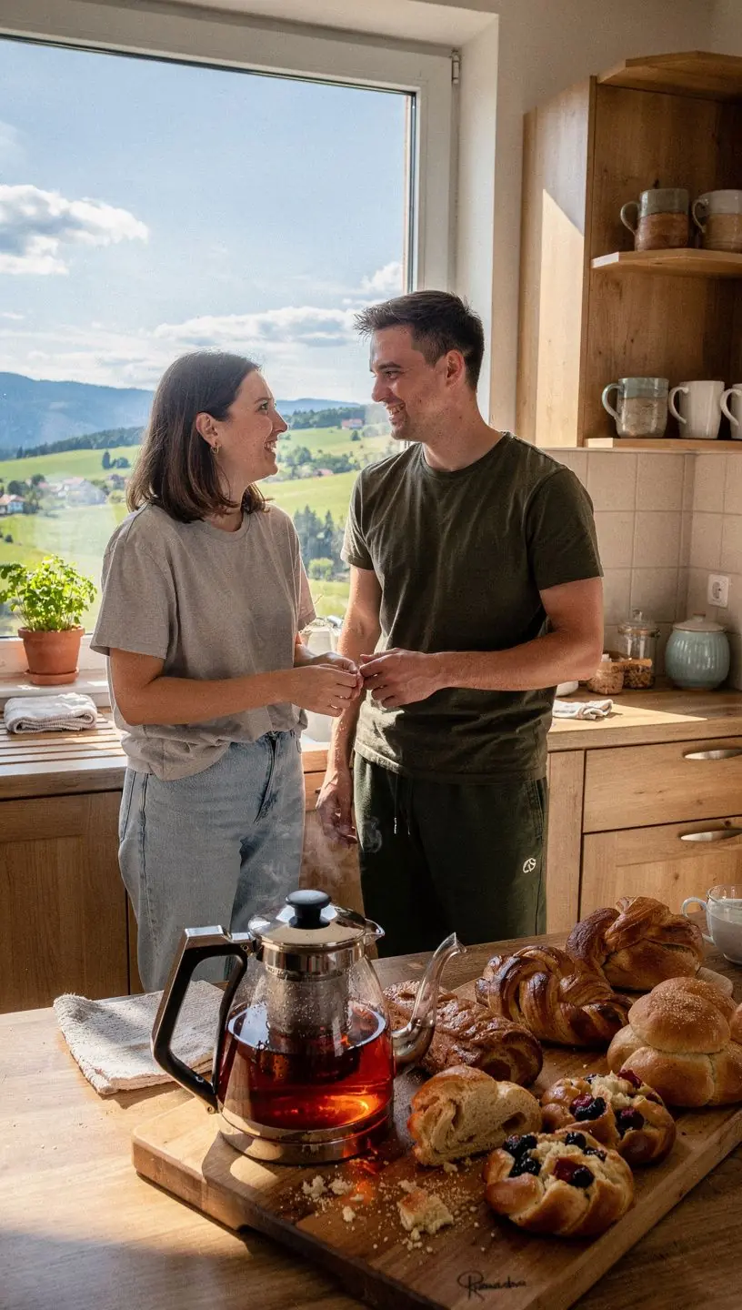 Súprava čajových lístkov na pozadí s jemnými detailmi.