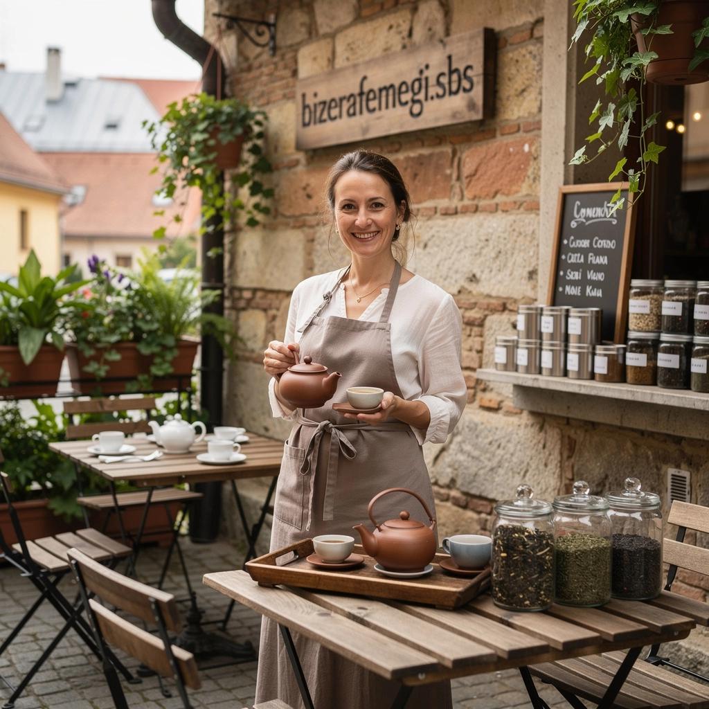 Zobrazenie procesu prípravy čierneho čaju, kde sa lístky lúhujú vo vriacej vode.